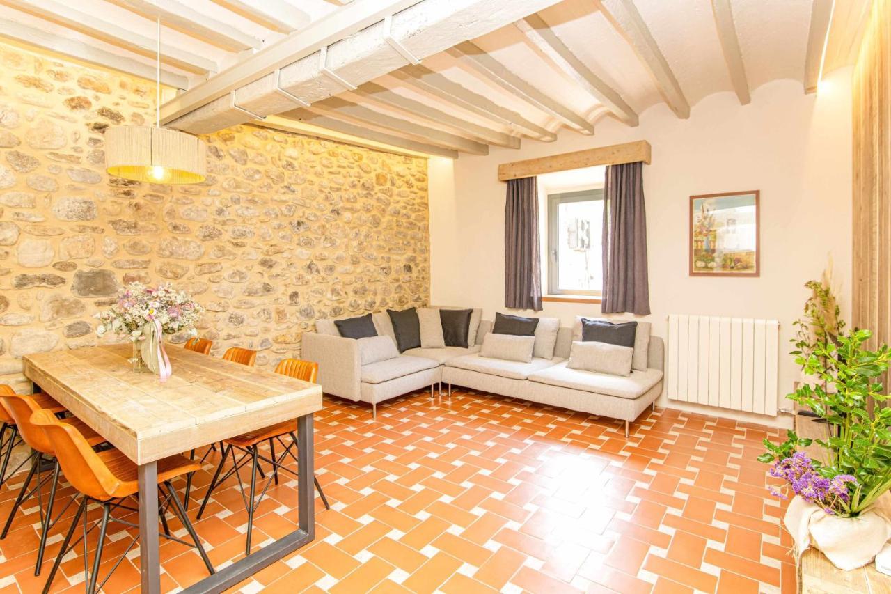 Villa El Molino de Besalú Casa con jardín Exterior foto