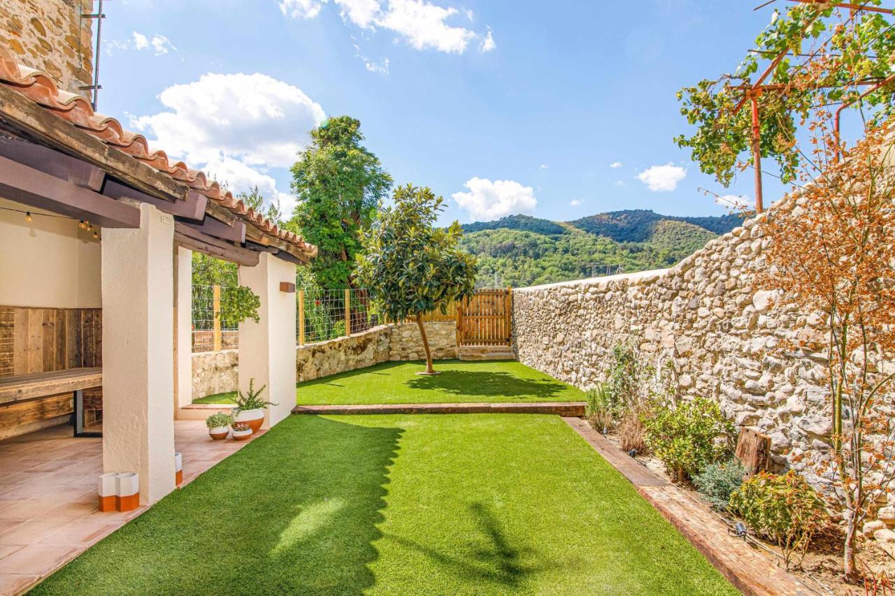 Villa El Molino de Besalú Casa con jardín Exterior foto