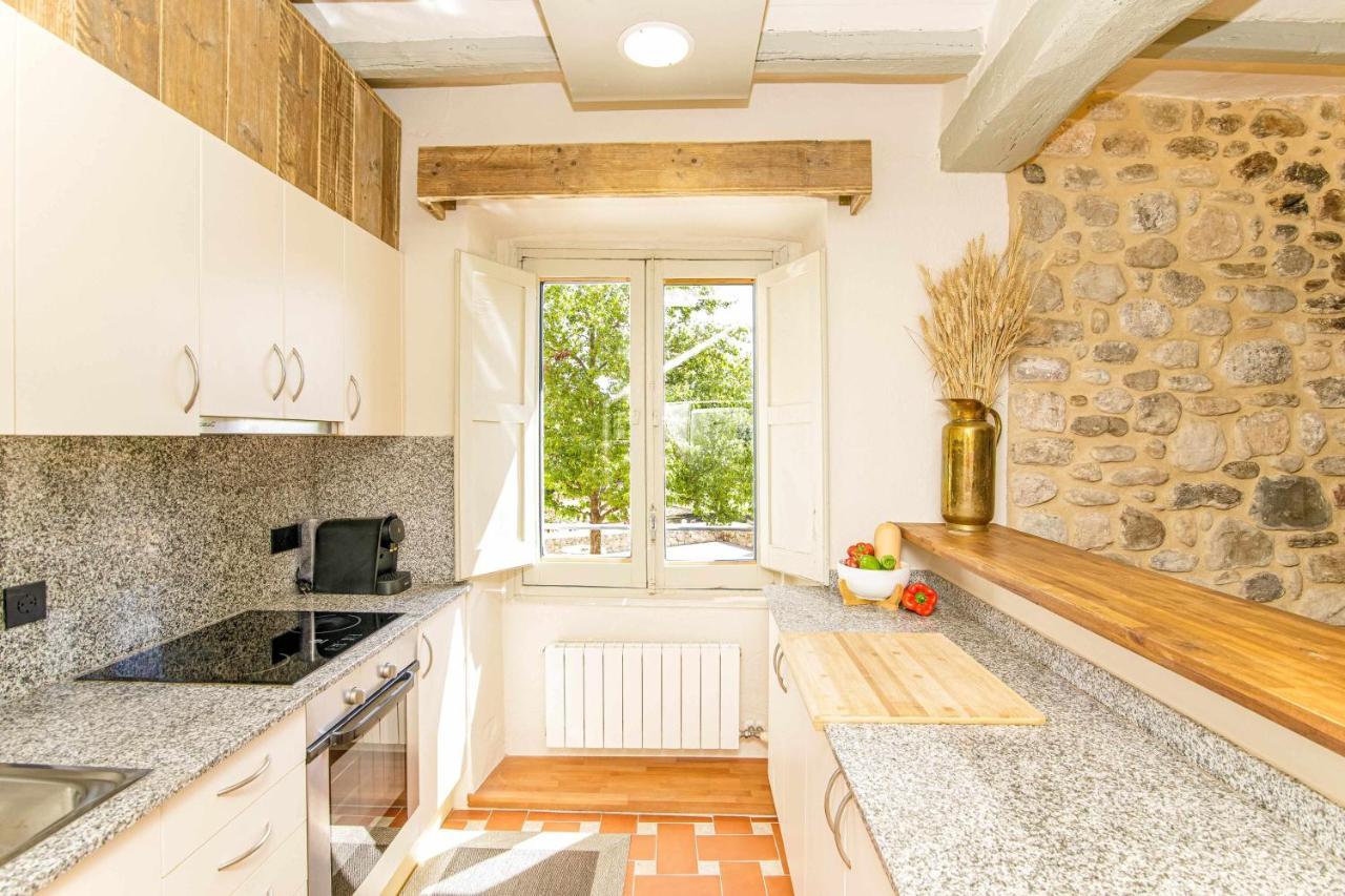 Villa El Molino de Besalú Casa con jardín Exterior foto