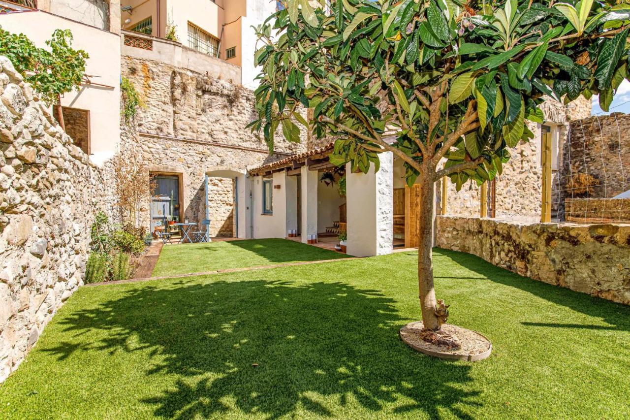 Villa El Molino de Besalú Casa con jardín Exterior foto